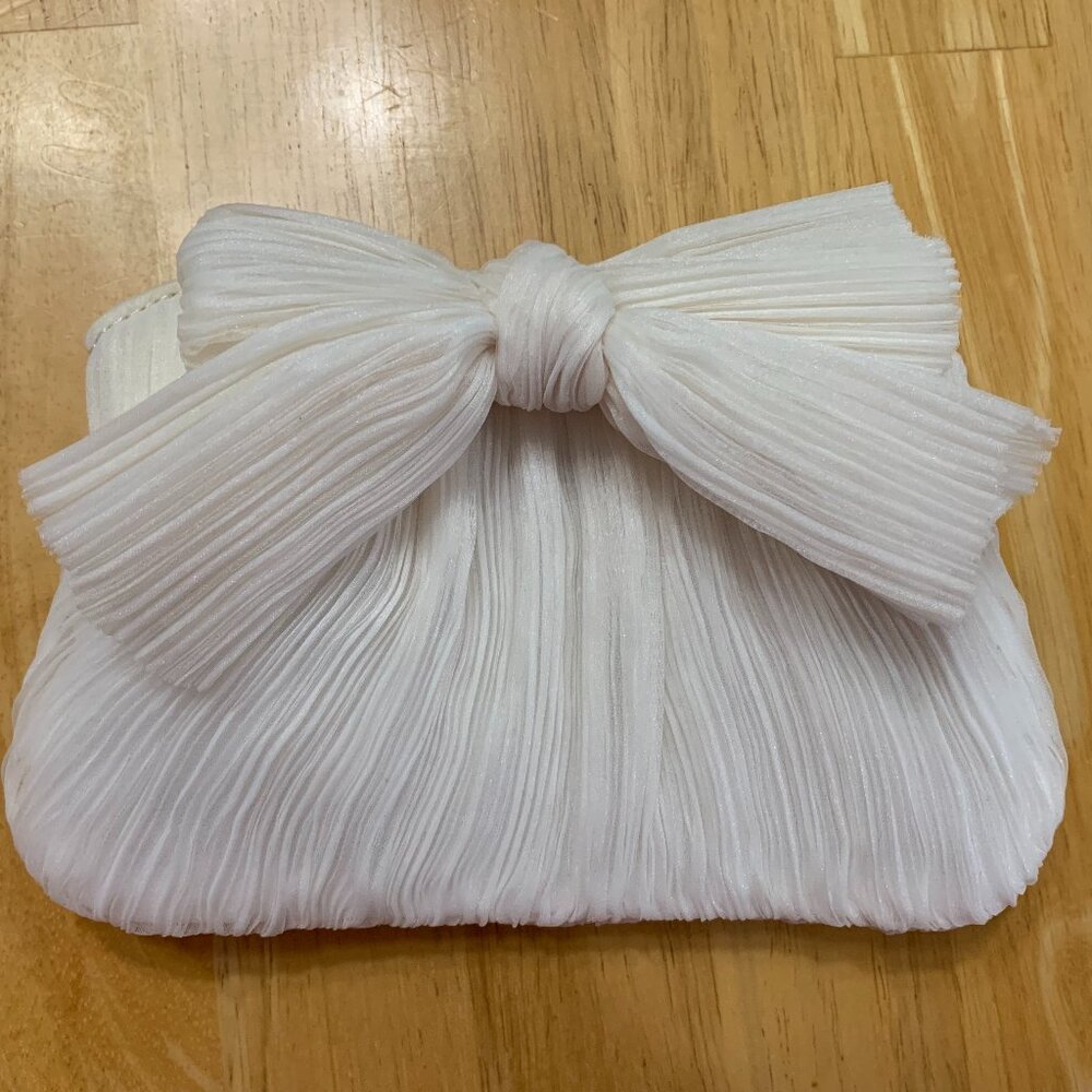 Loeffler Randall Rochelle Mini Clutch in Pearl